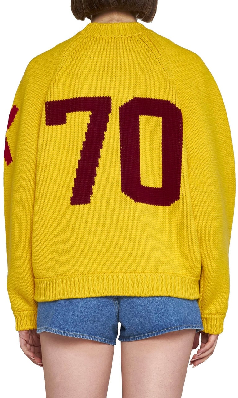Kenzo Cotton Pullover Geel