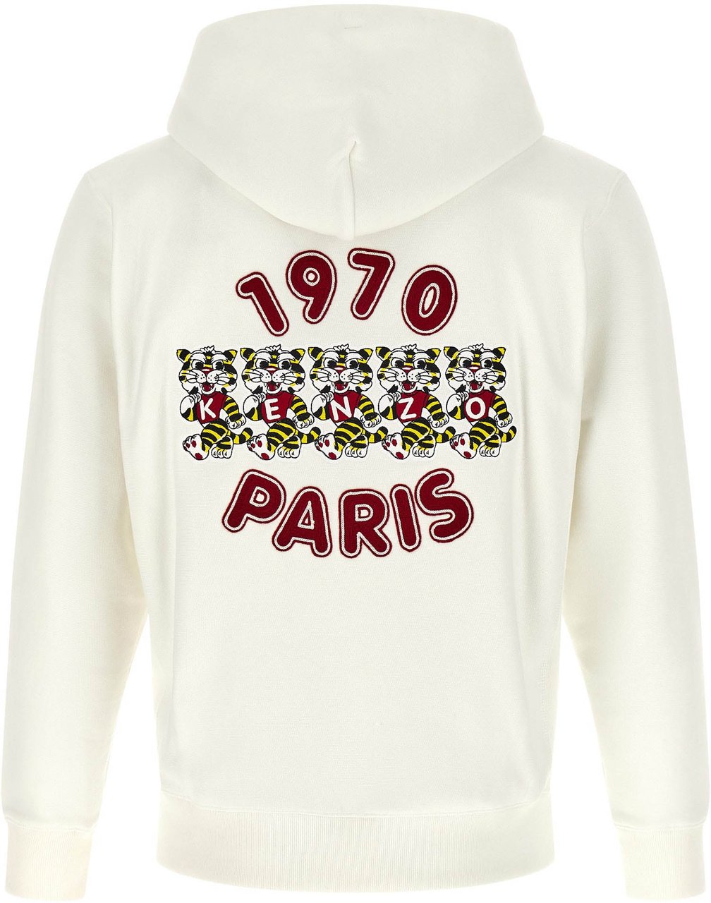 Kenzo White Cotton Sweatshirt Wit
