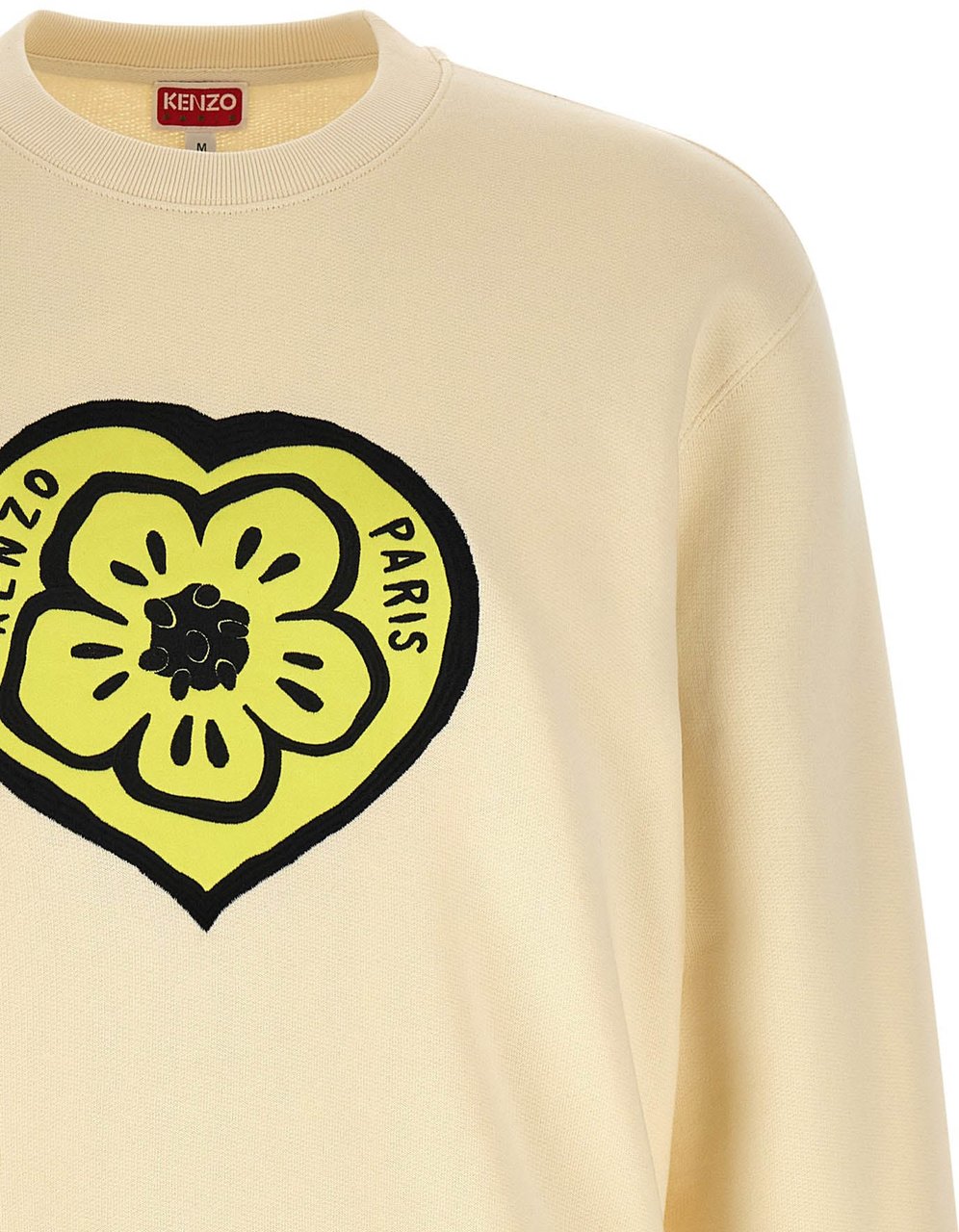 Kenzo Beige Cotton Sweatshirt Zwart