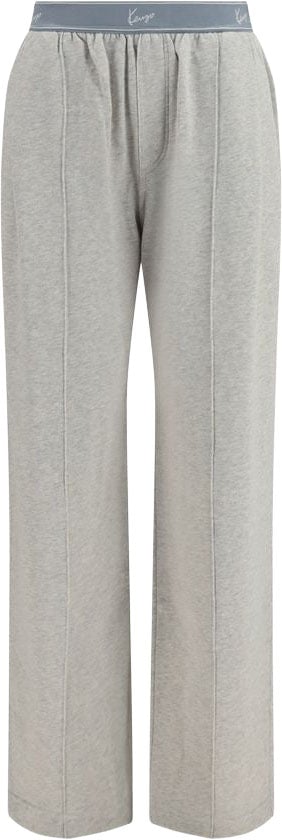 Kenzo Gray Cotton Joggers (Workout Pants) Grijs