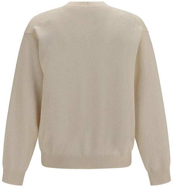 Kenzo Beige Wool Oves Aries Sweatshirt Beige