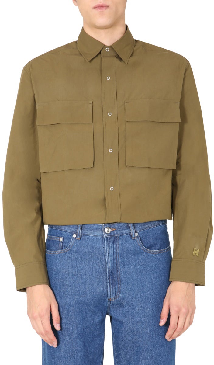 Kenzo OVERSIZE FIT SHIRT Bruin