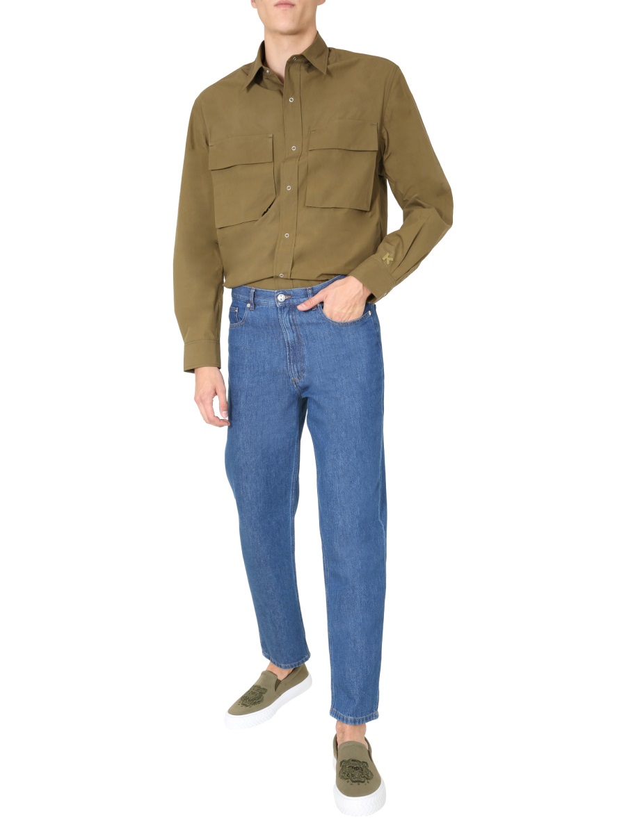 Kenzo OVERSIZE FIT SHIRT Bruin