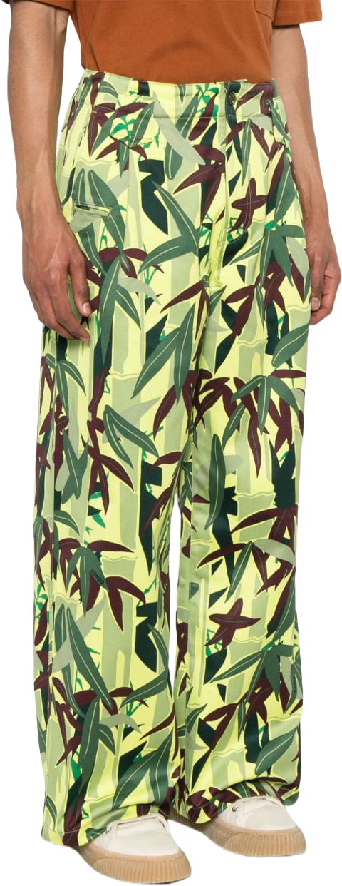 Kenzo Wide-Leg Trousers with Concealed Fly Goud