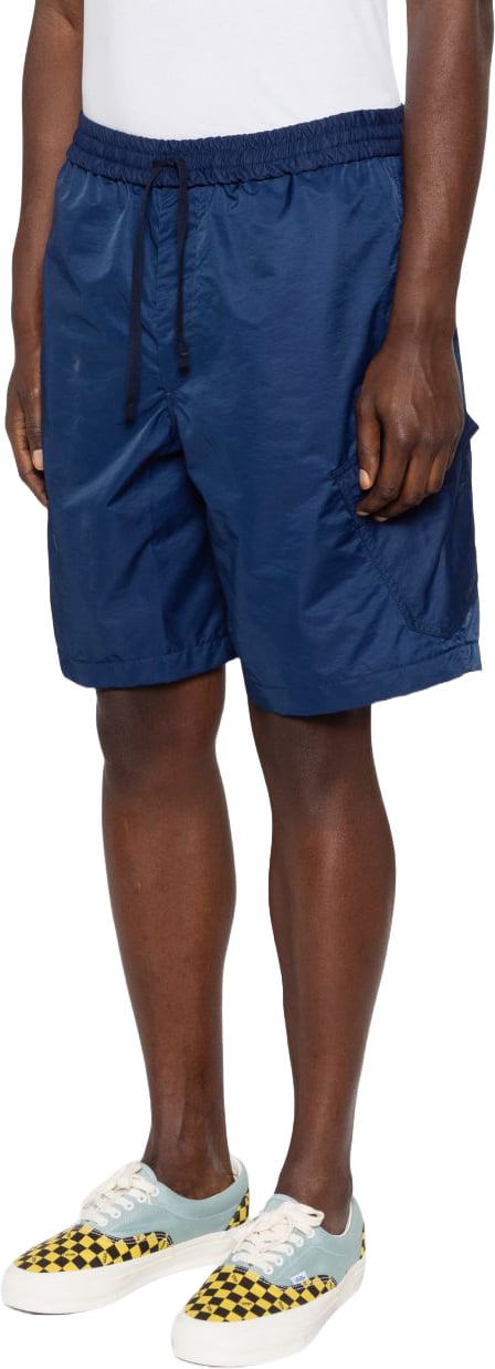 Kenzo Silk And Nylon Cargo Short Zwart