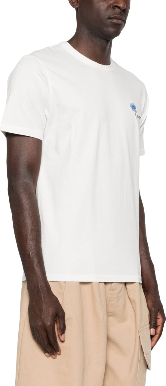 Kenzo Classic Logo Print Round Neck T-Shirt Wit