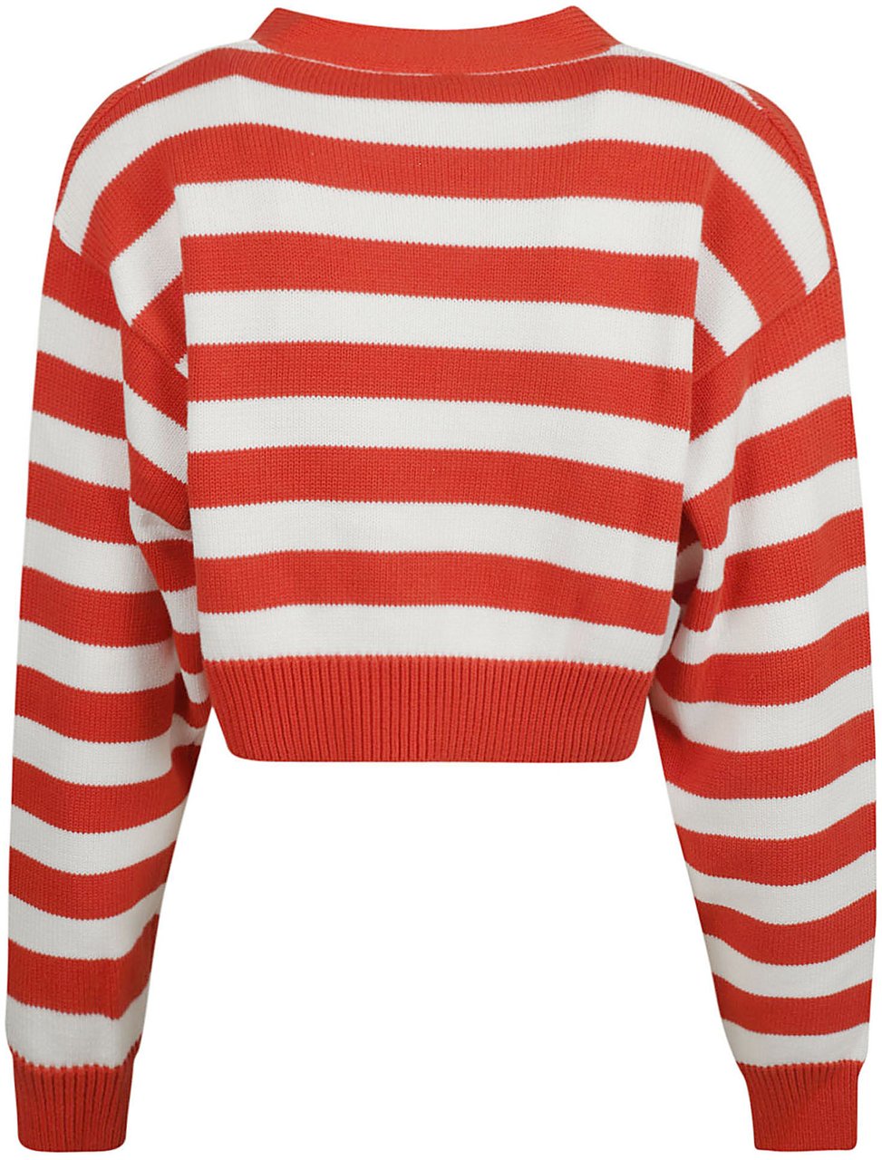 Kenzo Cropped Knit Sweater Rood