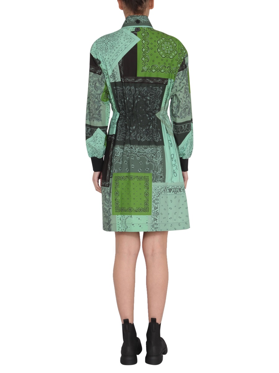 Kenzo DRESS WITH PAISLEY PATTERN Groen