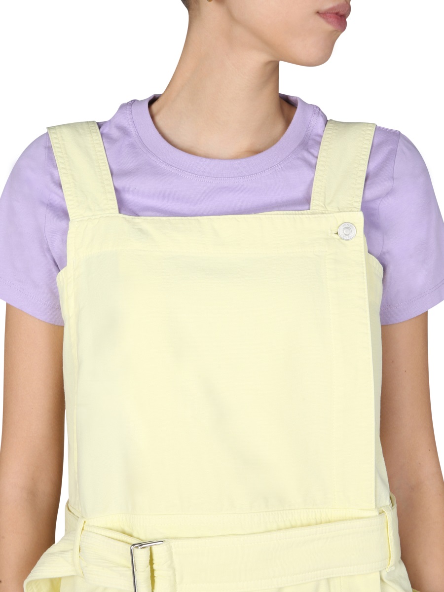 Kenzo DENIM MIDI DRESS Geel