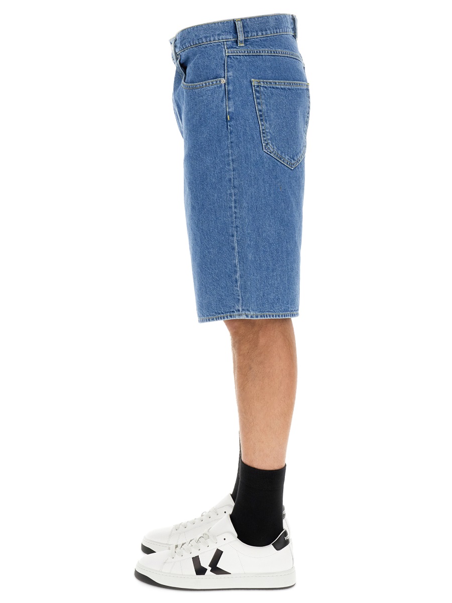 Kenzo BERMUDA SHORTS "HIMAWARI" Blauw
