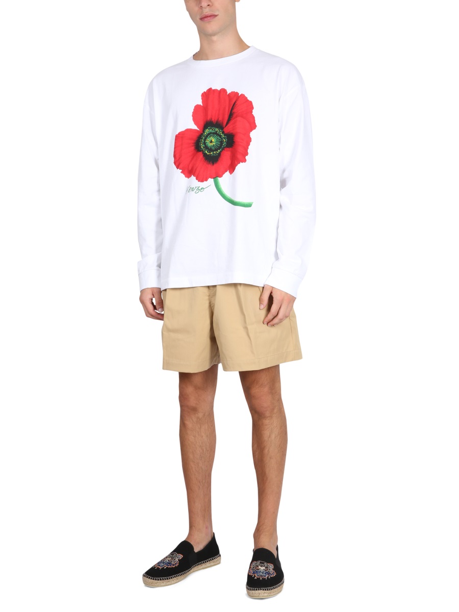 Kenzo SHORT IN TWILL Beige