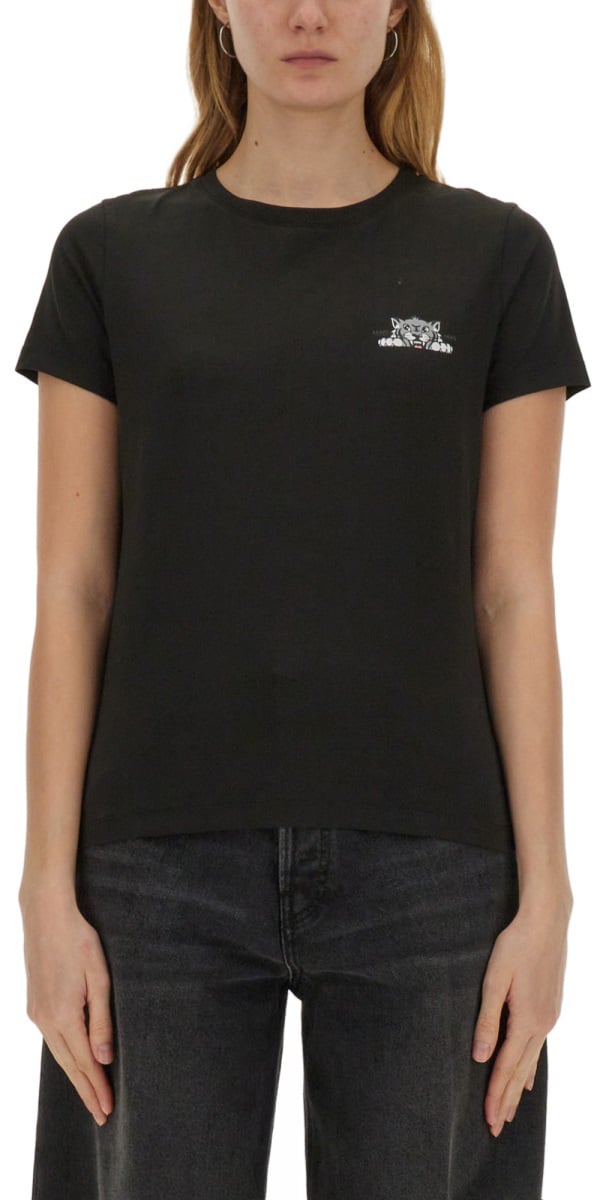Kenzo "HAPPY TIGER" T-SHIRT Zwart