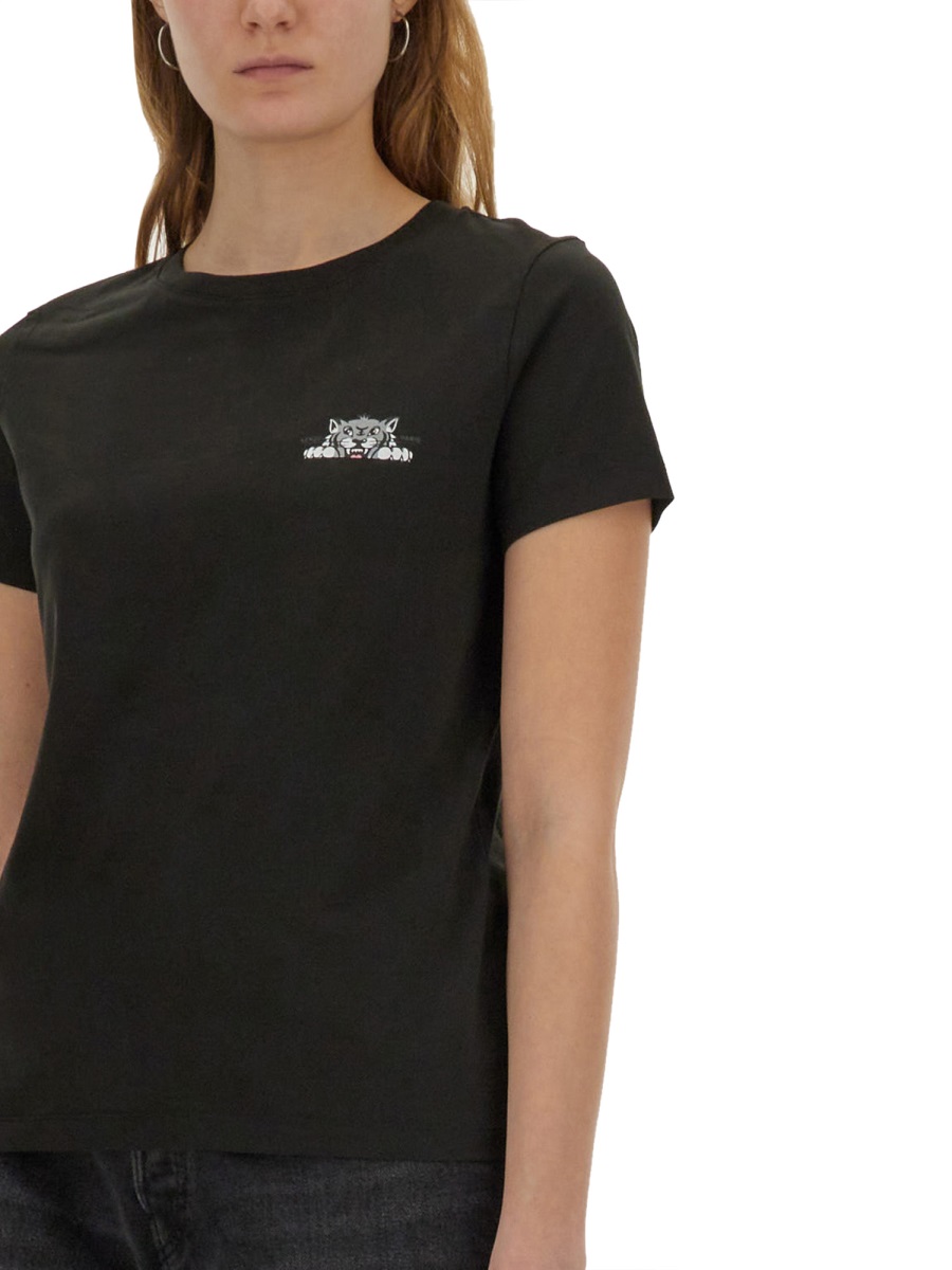 Kenzo "HAPPY TIGER" T-SHIRT Zwart