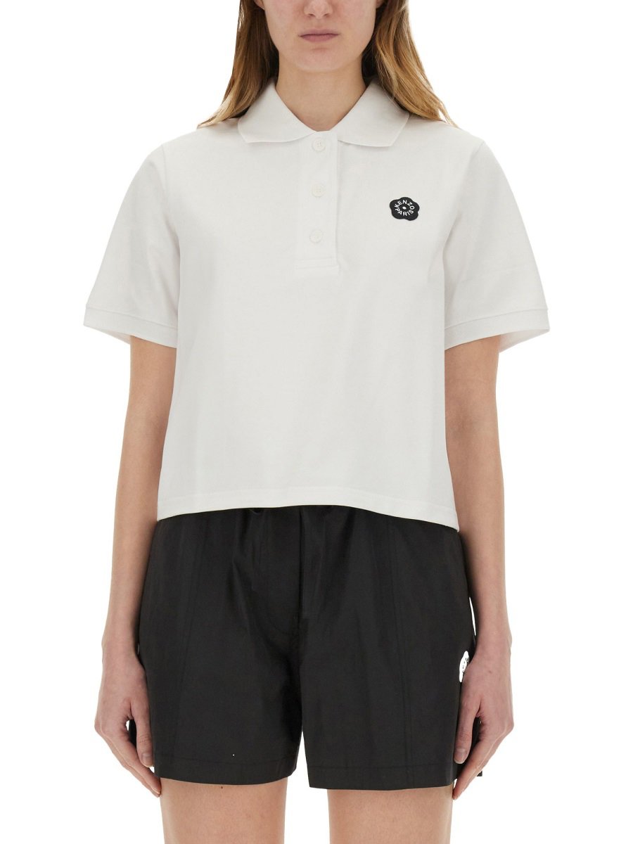Kenzo POLO SHIRT "BOKE FLOWER 2.0" Wit