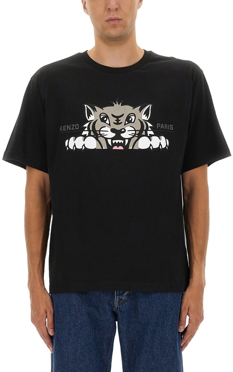 Kenzo OVERSIZE FIT T-SHIRT Zwart