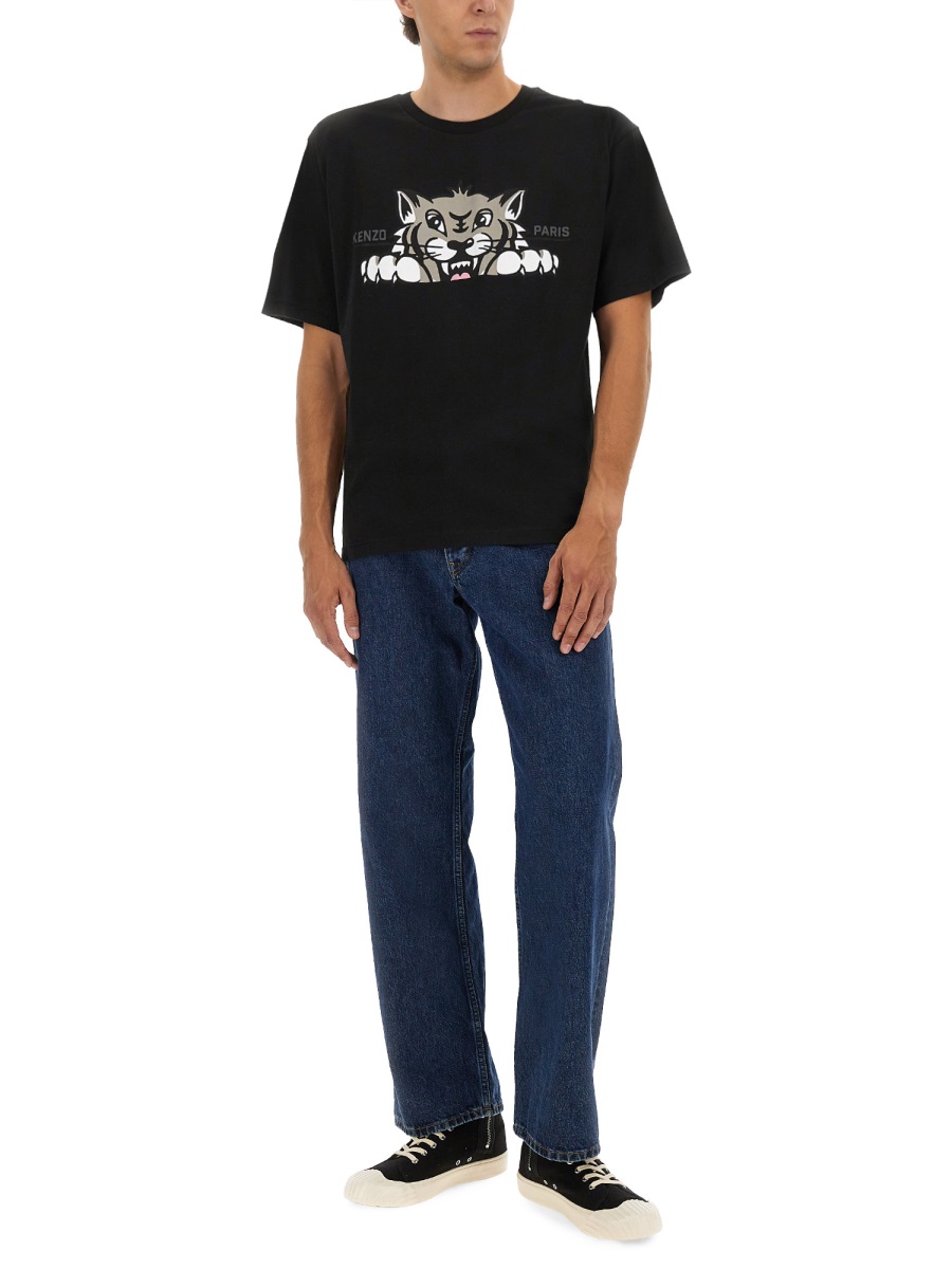 Kenzo OVERSIZE FIT T-SHIRT Zwart