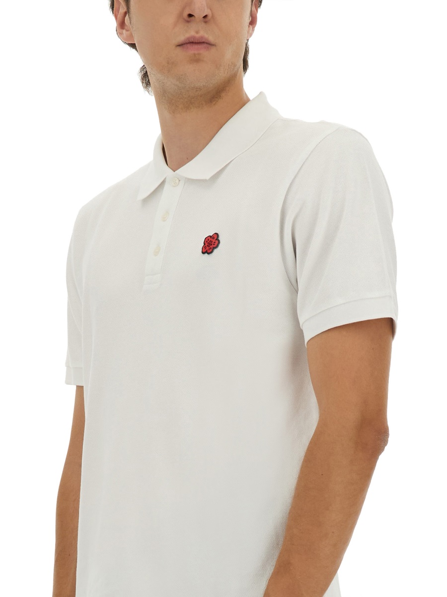 Kenzo COTTON POLO Wit