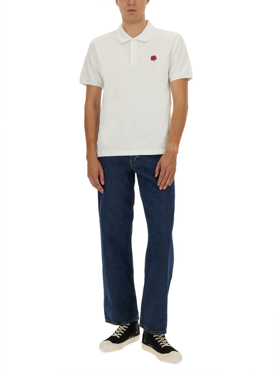 Kenzo COTTON POLO Wit