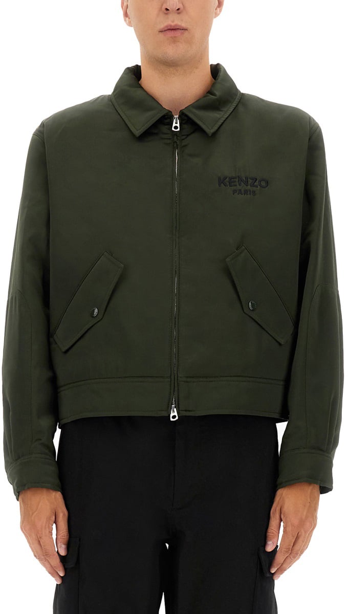 Kenzo "BOKE FLOWER" PADDED JACKET Groen