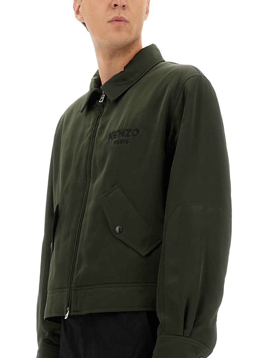 Kenzo "BOKE FLOWER" PADDED JACKET Groen