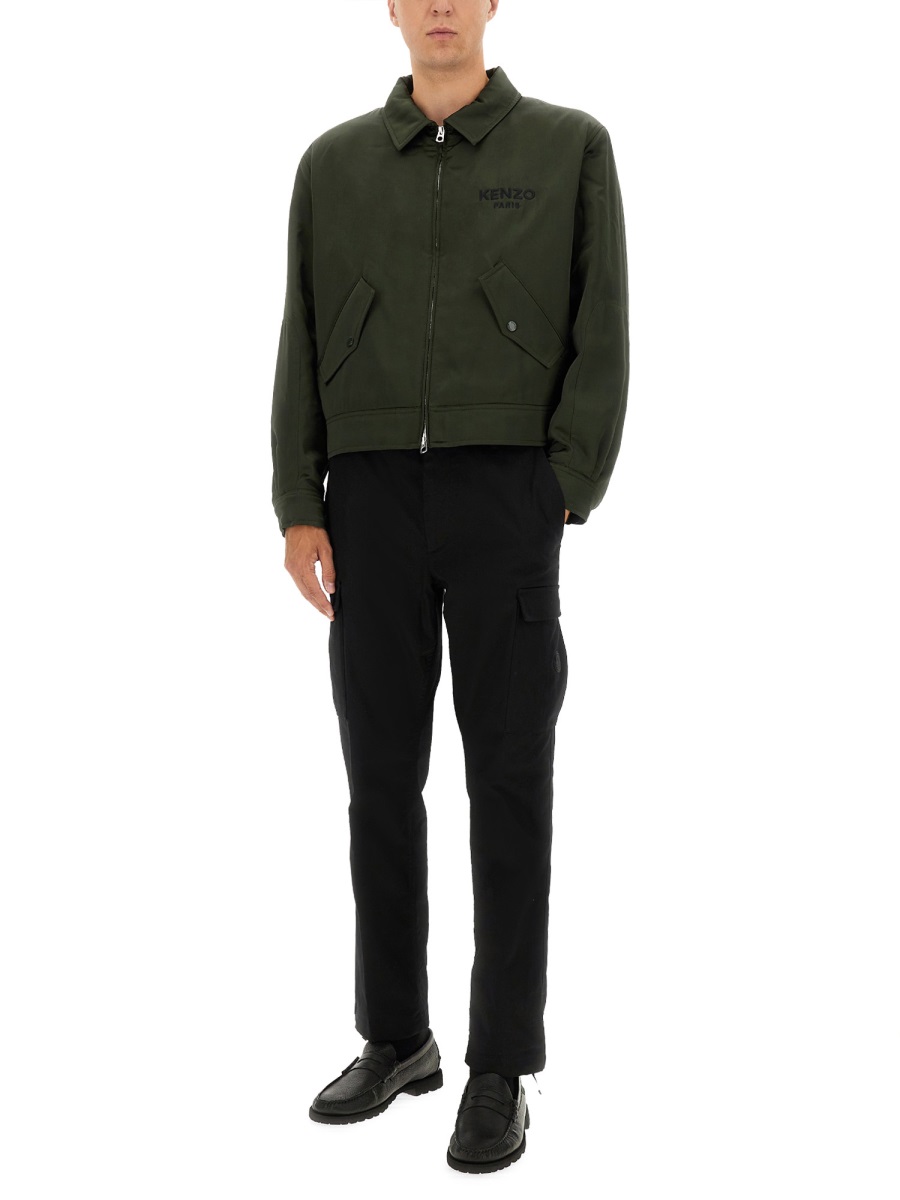 Kenzo "BOKE FLOWER" PADDED JACKET Groen