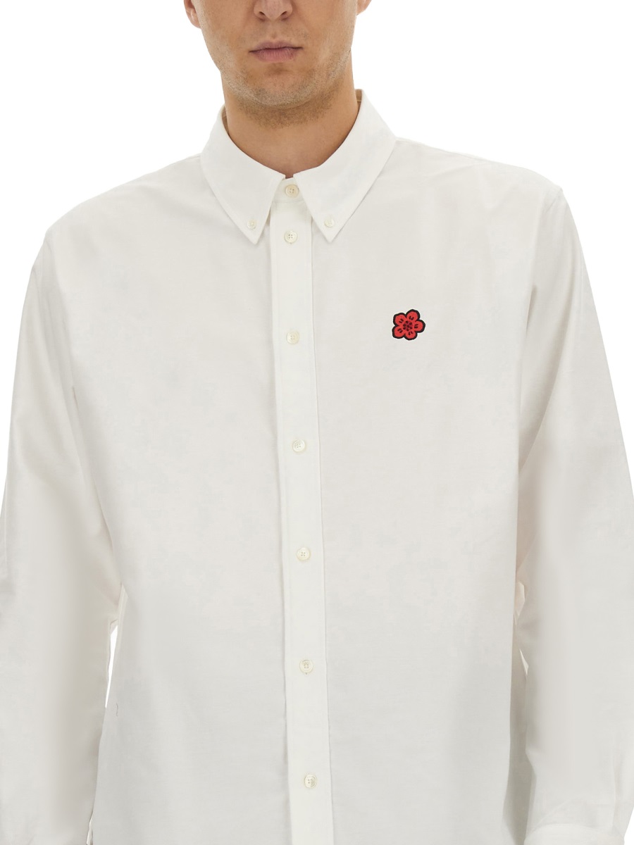 Kenzo SHIRT WITH "BOKE FLOWER" EMBROIDERY Wit