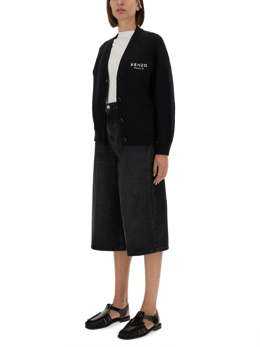 Kenzo T-SHIRT WITH "BOKE FLOWER" EMBROIDERY Wit