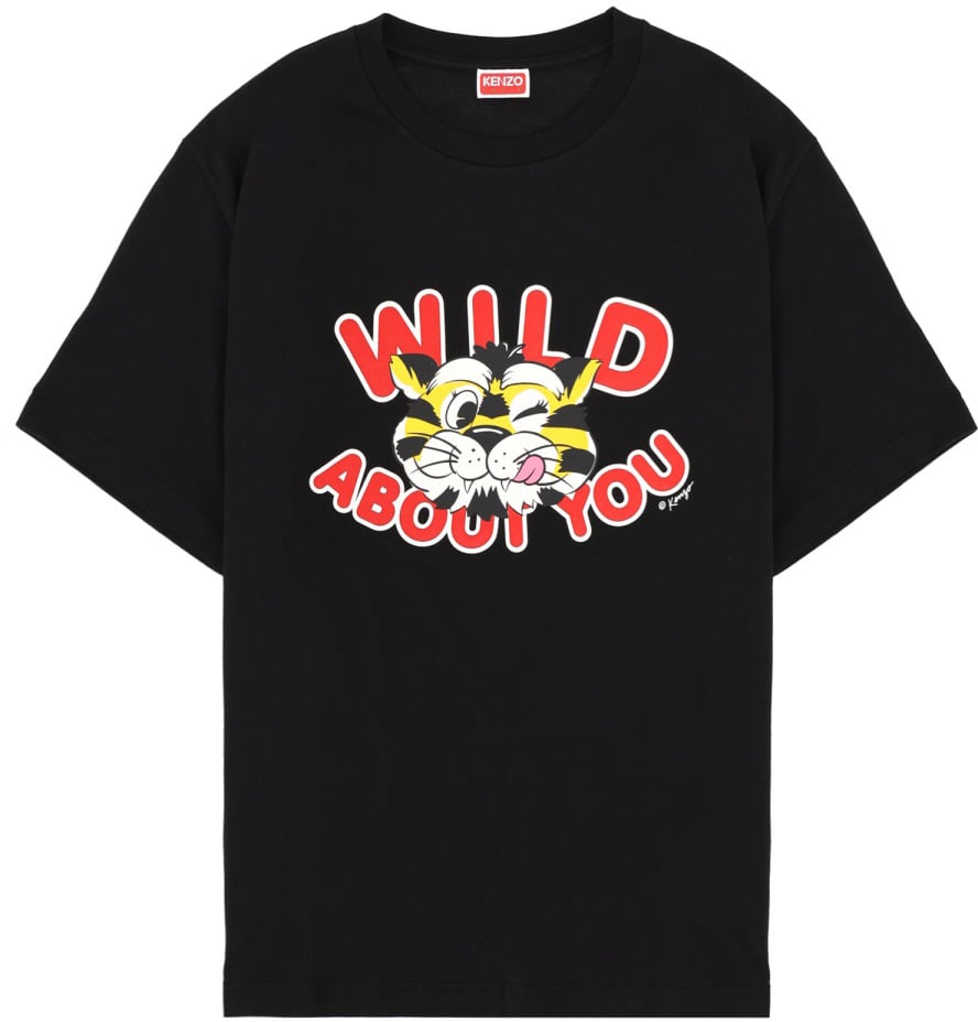Kenzo "KENZO WILD TIGER" T-SHIRT Zwart
