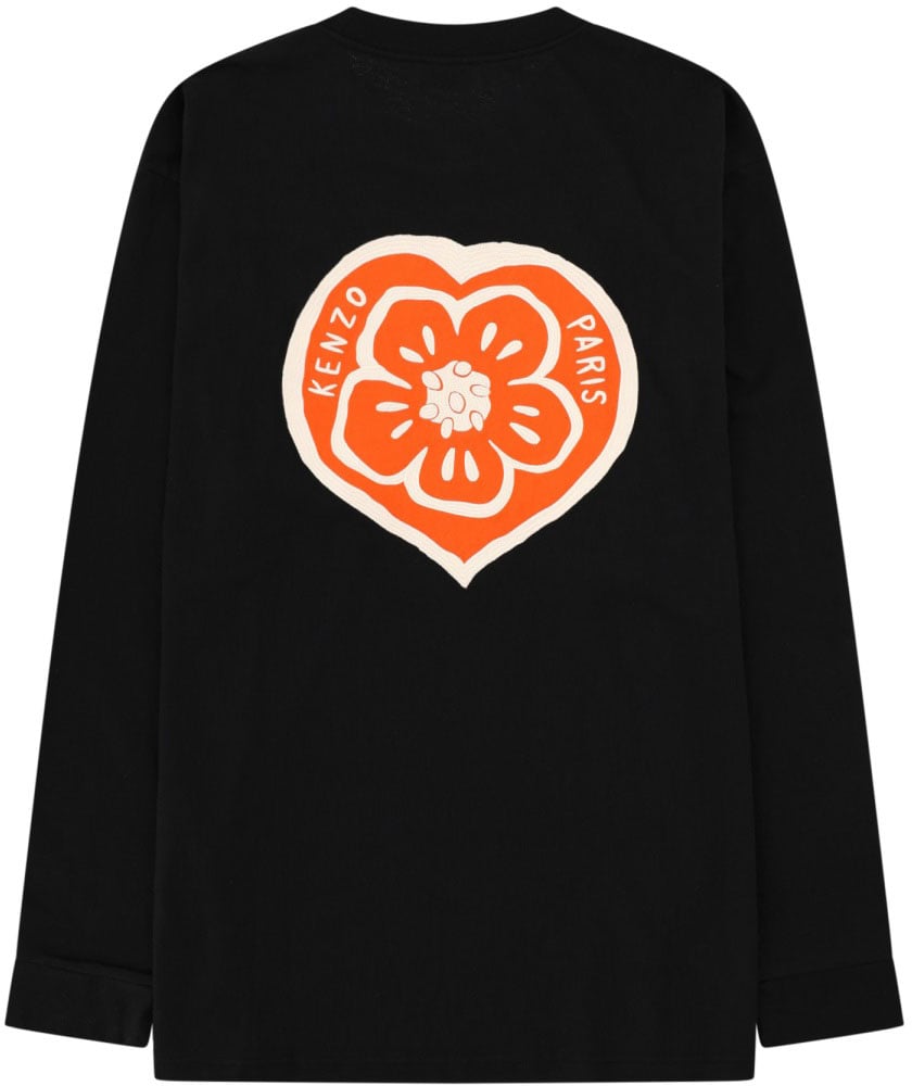 Kenzo "KENZO BOKE HEART" T-SHIRT Zwart
