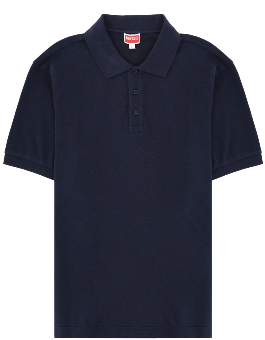 Kenzo "BOKE FLOWER" POLO SHIRT Blauw