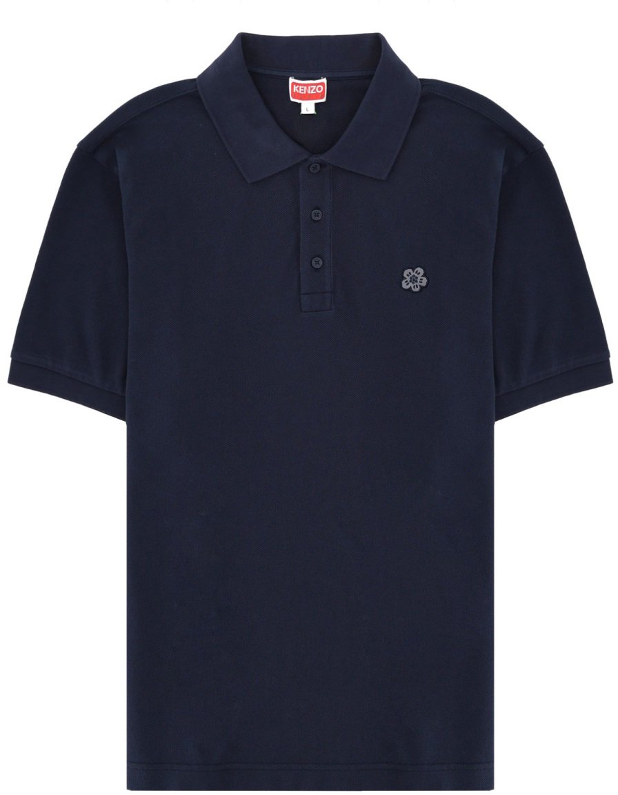 Kenzo "BOKE FLOWER" POLO SHIRT Blauw