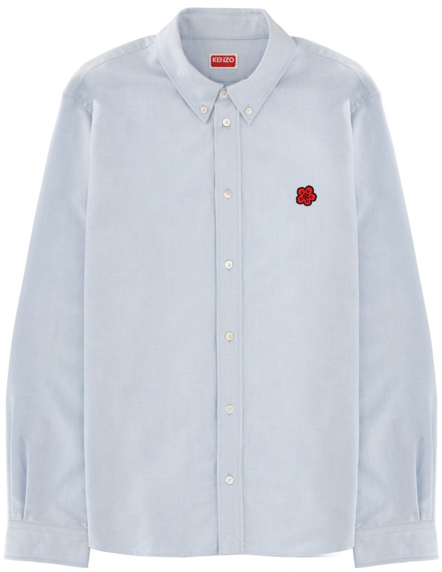 Kenzo "BOKE FLOWER" LOGO SHIRT Blauw
