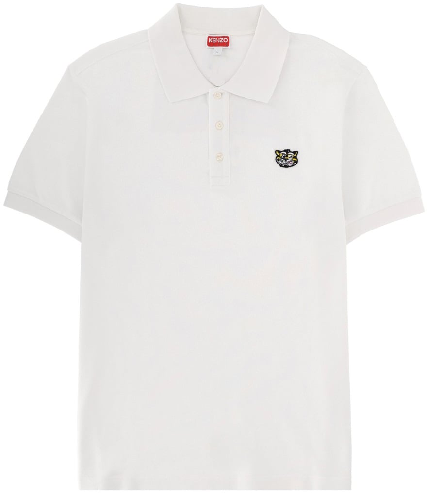 Kenzo POLO WITH LOGO Wit