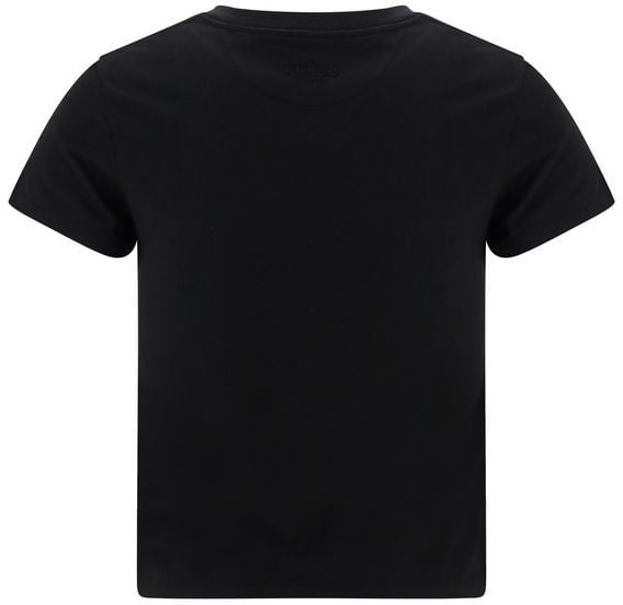 Kenzo Kenzo Black Cotton T-Shirt Zwart