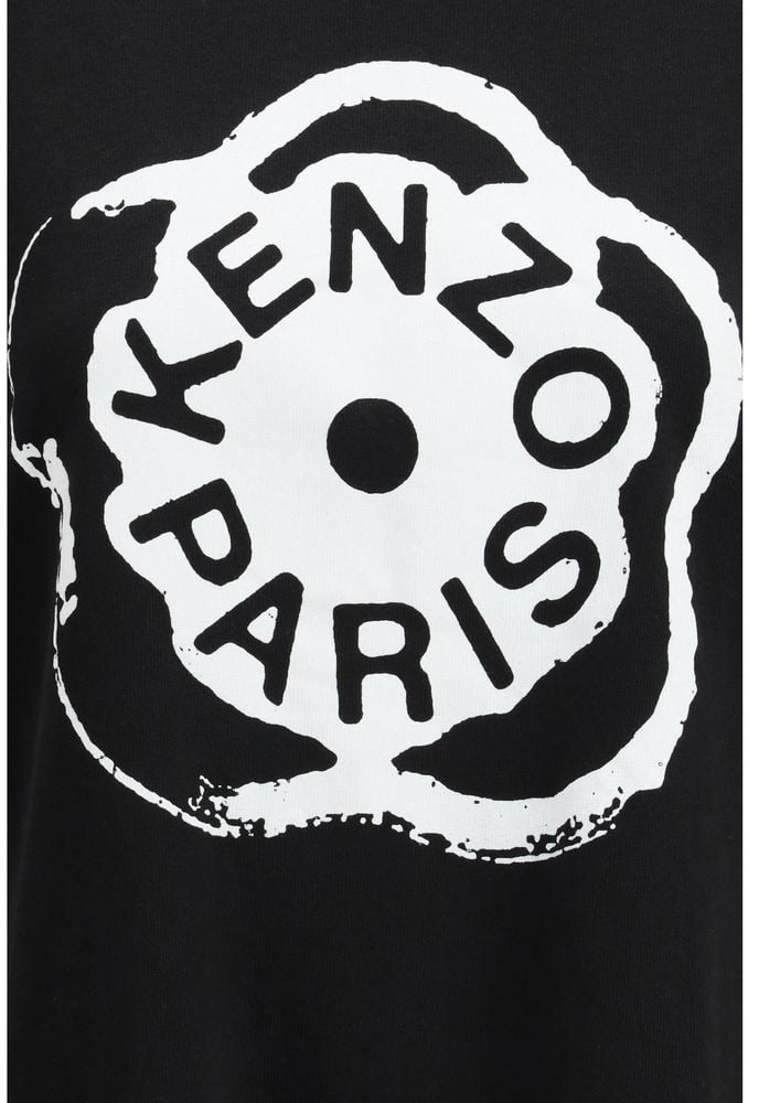 Kenzo Kenzo Black Cotton T-Shirt Zwart