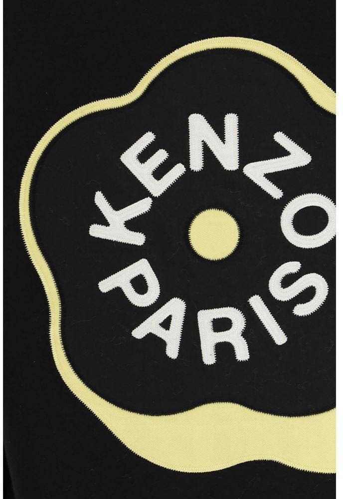 Kenzo Black Cotton T-Shirt Zwart