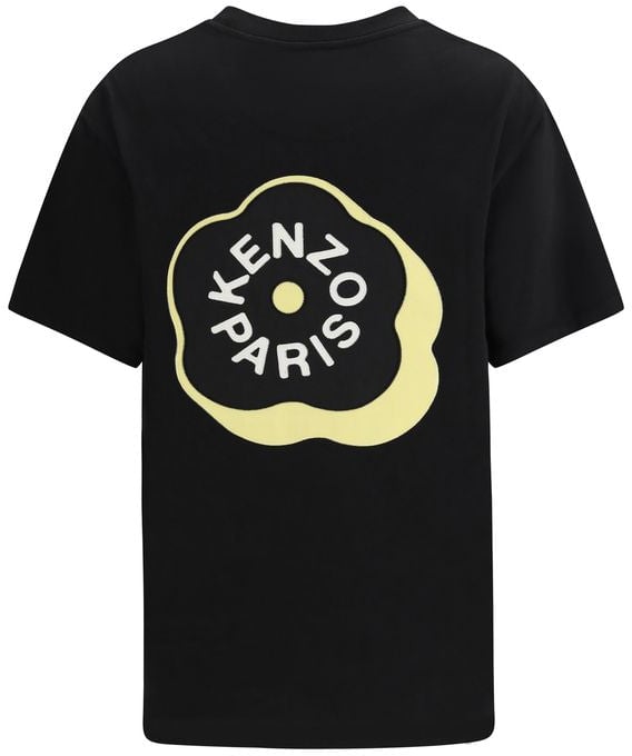 Kenzo Black Cotton T-Shirt Zwart