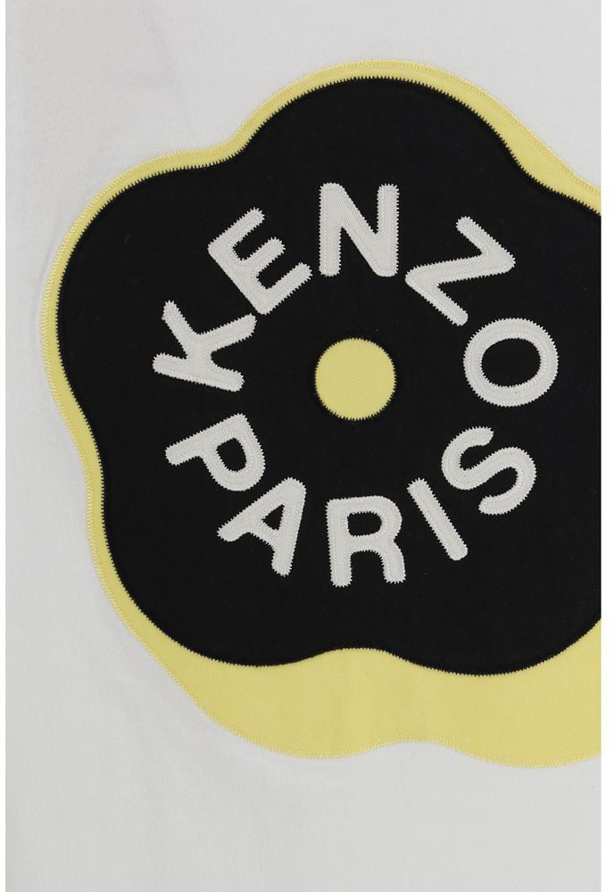 Kenzo Kenzo White Cotton T-Shirt Wit