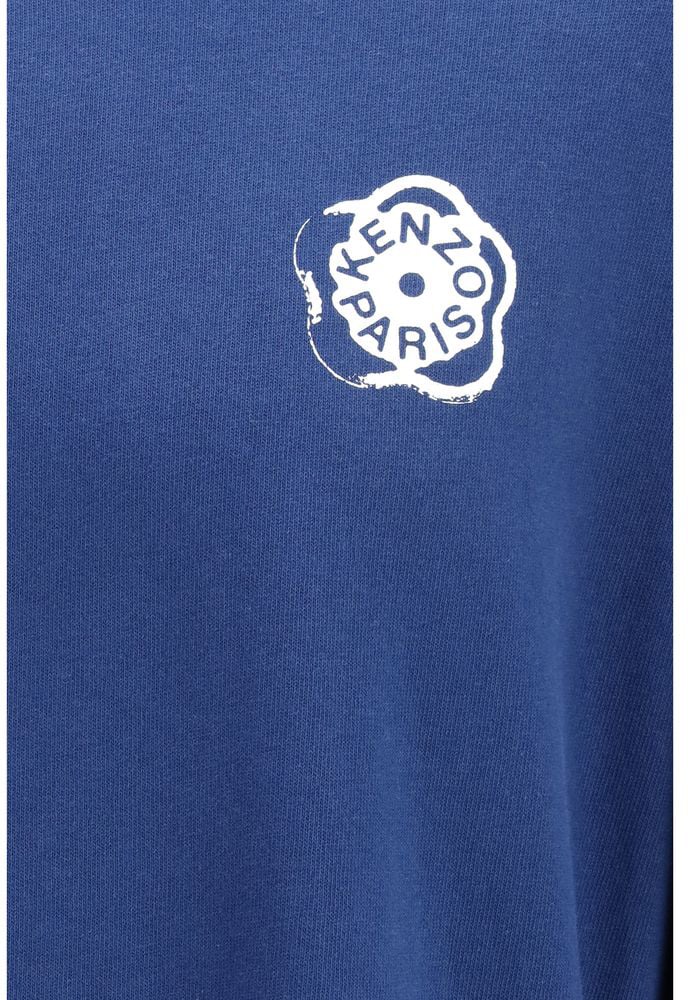 Kenzo Blue Cotton Sportswear Blauw