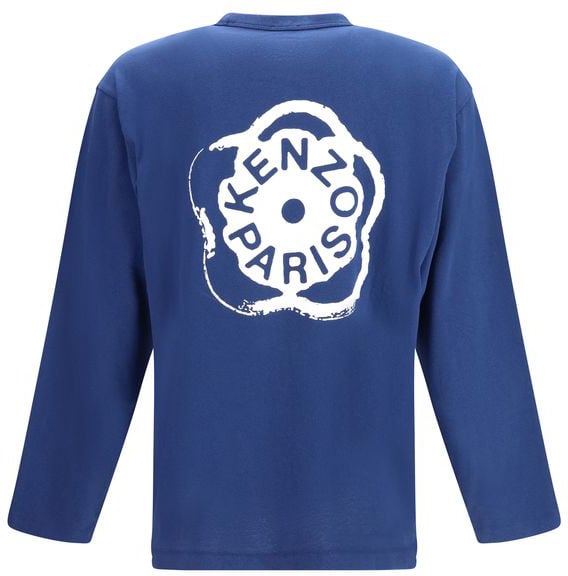 Kenzo Blue Cotton Sportswear Blauw