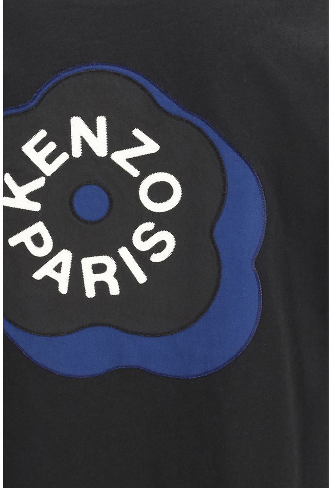 Kenzo Kenzo Black Cotton T-Shirt Zwart