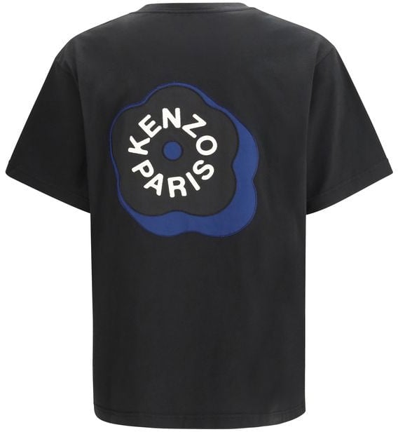 Kenzo Kenzo Black Cotton T-Shirt Zwart