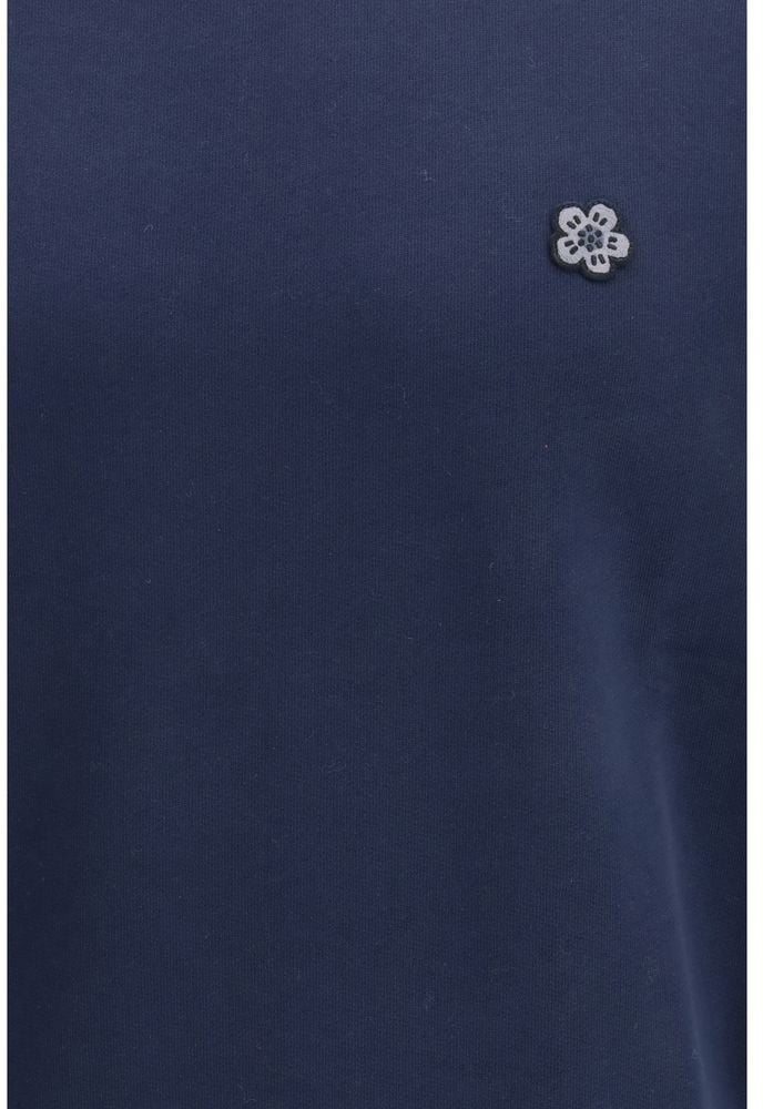Kenzo Kenzo Blue Cotton Sweatshirt Blauw