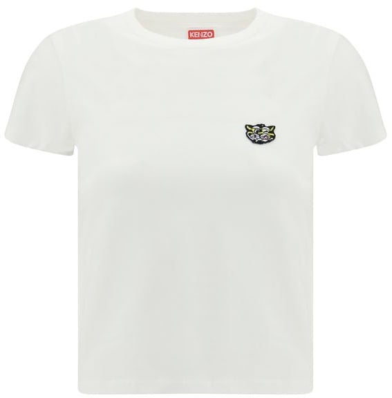 Kenzo Kenzo White Cotton Sportswear Wit