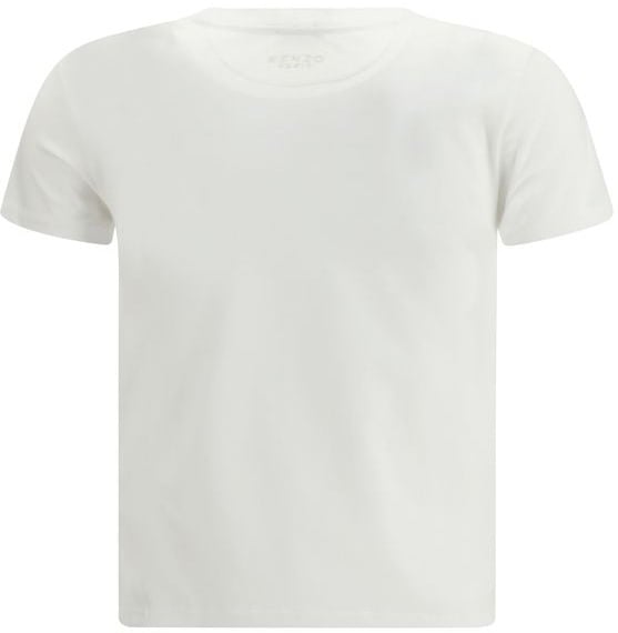 Kenzo Kenzo White Cotton Sportswear Wit