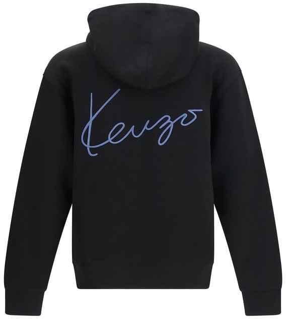 Kenzo Black Cotton Sweatshirt Zwart