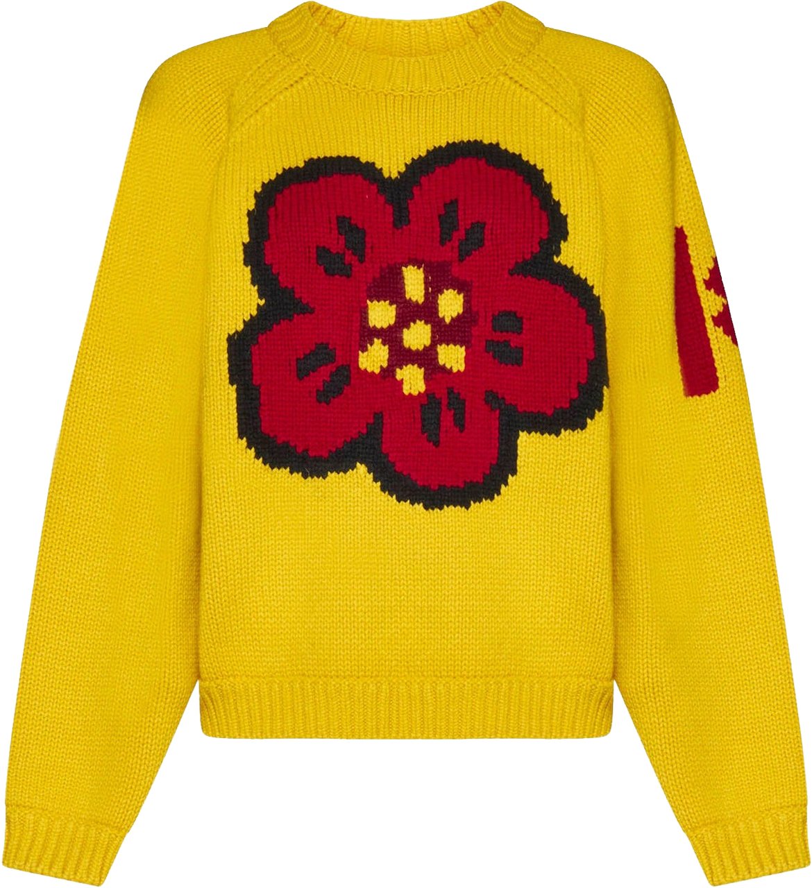 Kenzo Cotton Pullover Geel