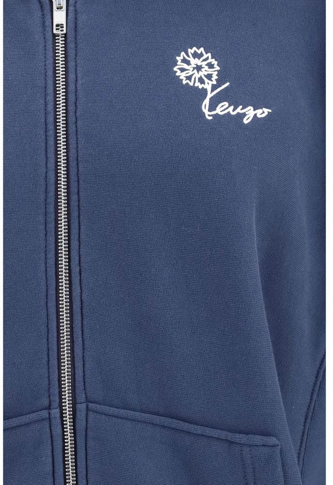 Kenzo Blue Cotton Sweatshirt Blauw