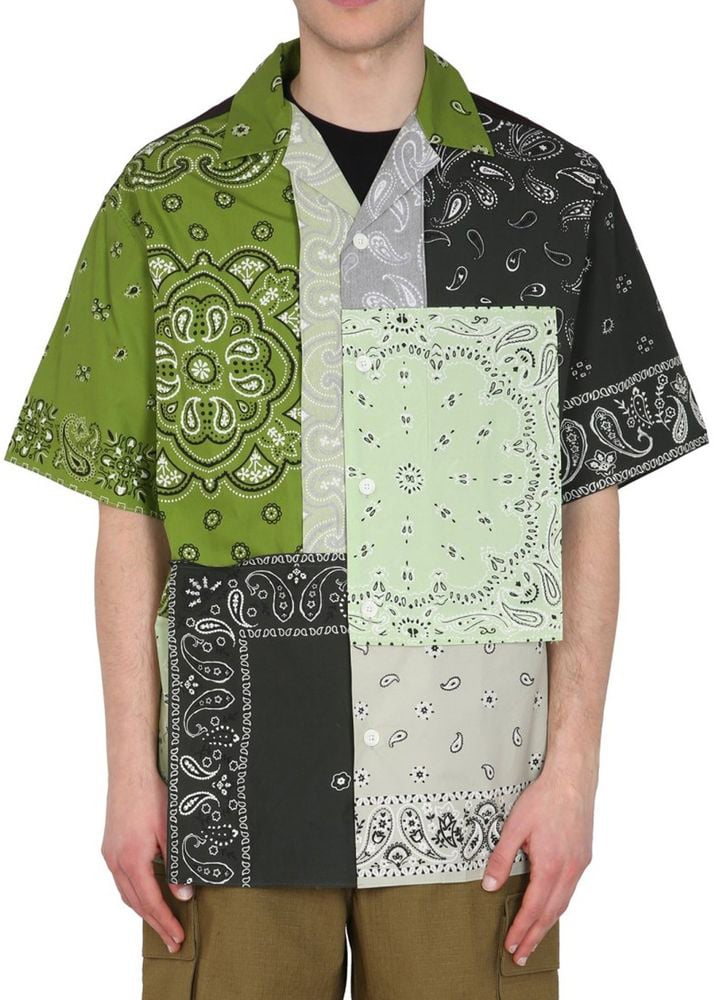 Kenzo Kenzo Bicolor Cotton Shortsleeve Shirt Divers