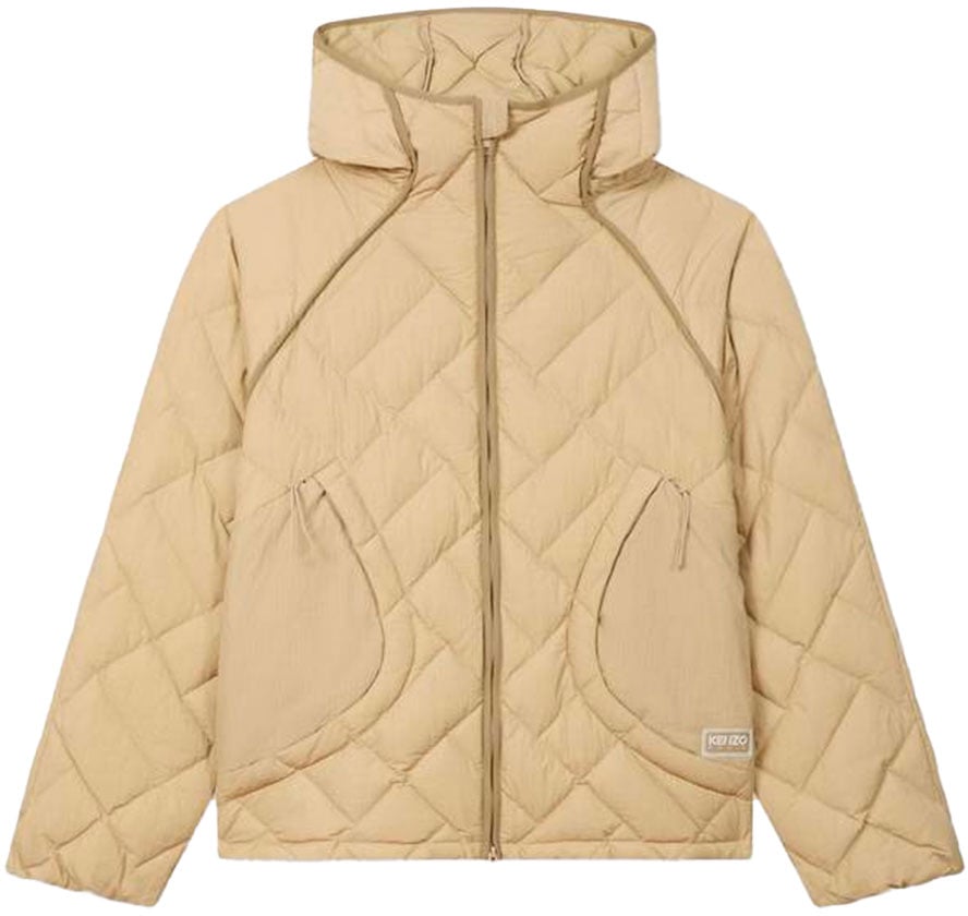 Kenzo doudoune legere kenzo weave Beige